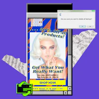 an advertisement for a magazine on a computer screen
