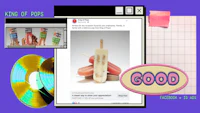 a picture of a cd, a cd cover, and a popsicle