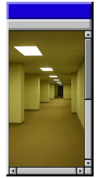 an image of a hallway in a computer screen