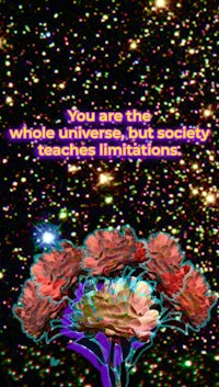 you are the whole universe teaches, but limitations