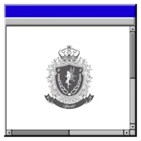 a screen shot of a computer screen with a coat of arms